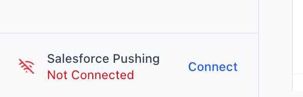 Enable Salesforce Pushing in Dashboard